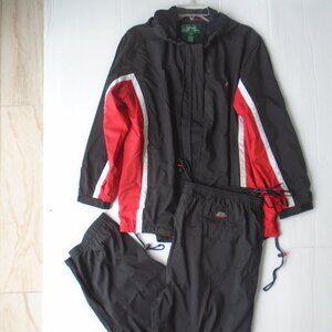 Lauren Ralph Lauren Sweatsuit Women's Size M/L Black/Red